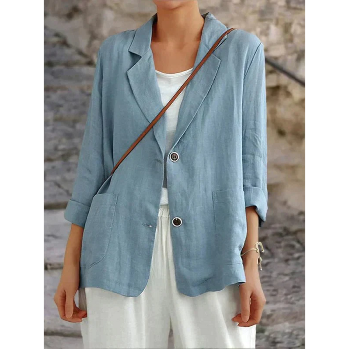 BLAZER BOUTONS CHIC POUR FEMME