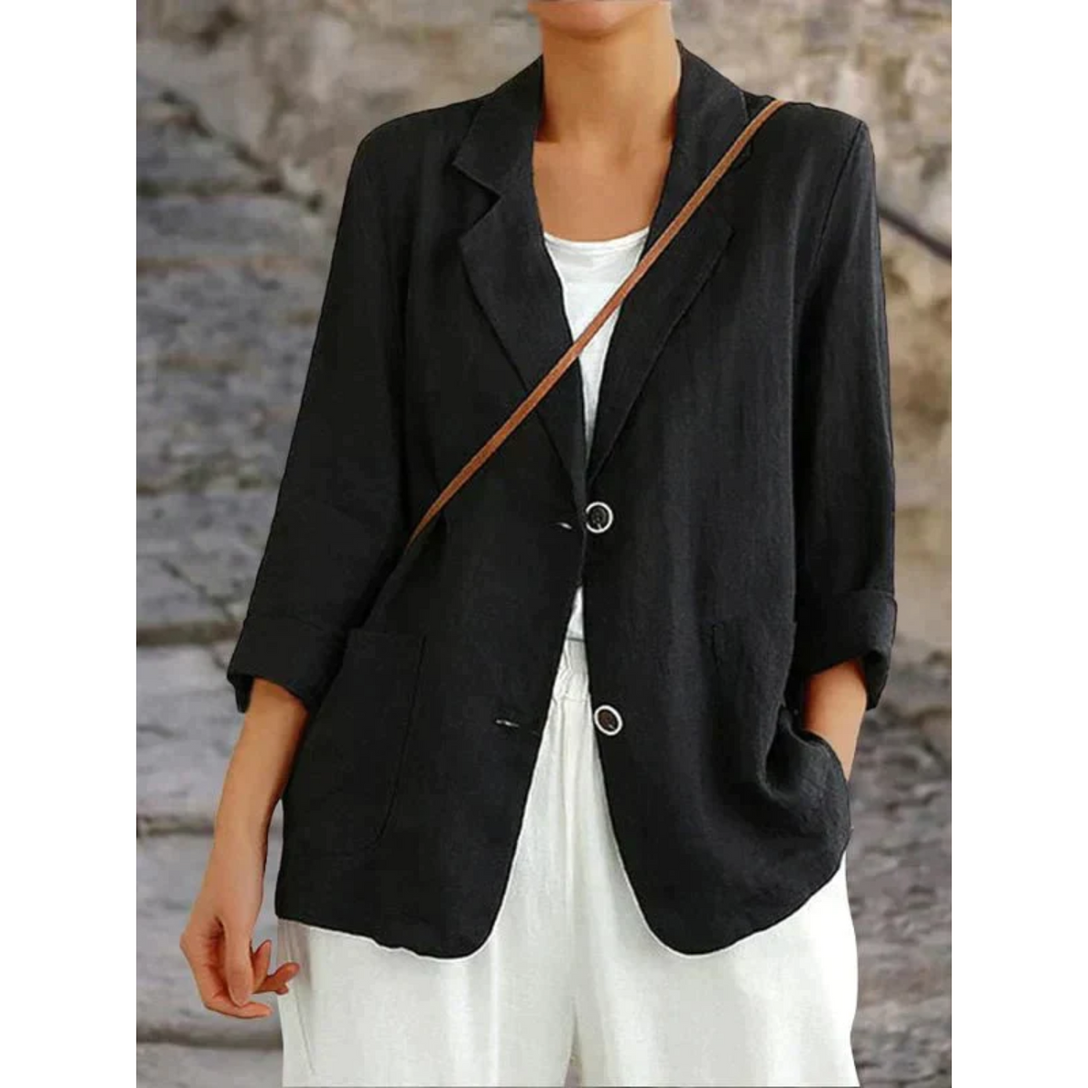 BLAZER BOUTONS CHIC POUR FEMME