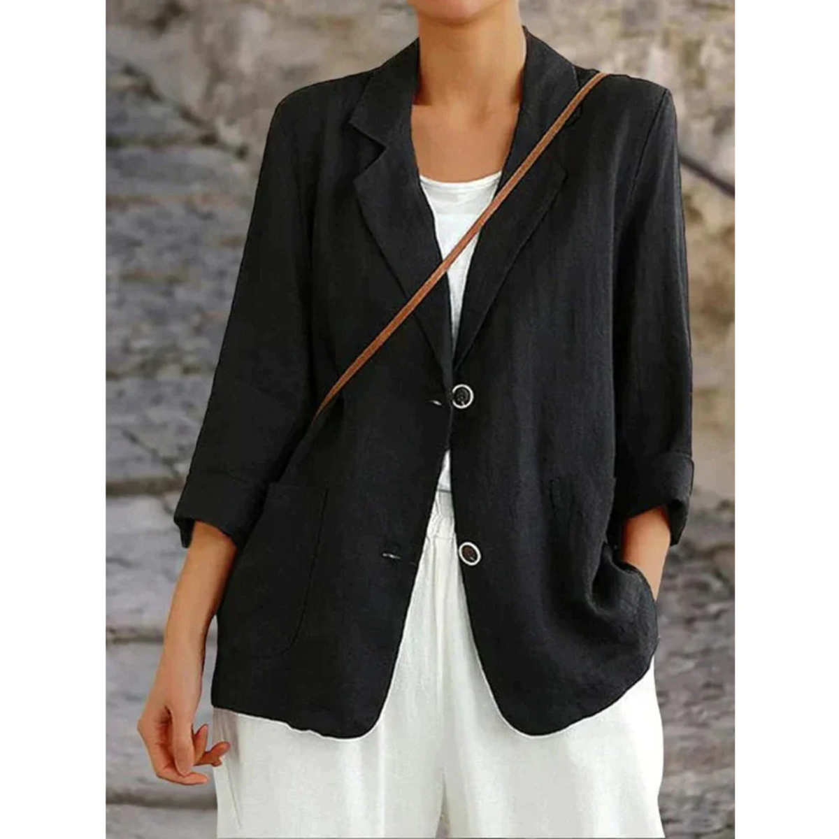 BLAZER BOUTONS CHIC POUR FEMME