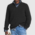PULL COL MONTANT DEMI-ZIP POUR HOMME