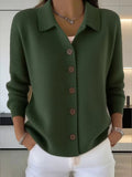 GILET POUR FEMME BOUTONNÉ COL V
