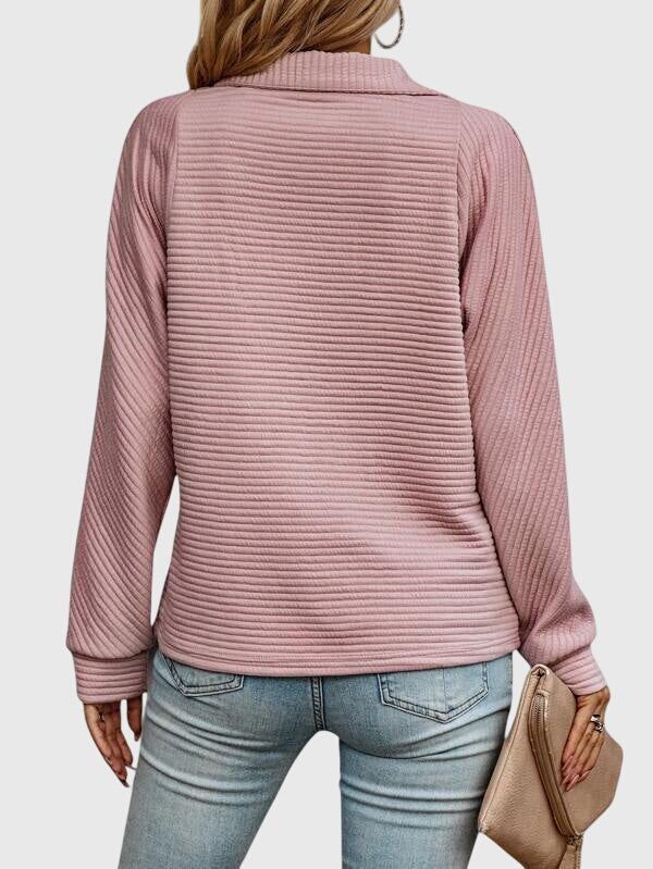 PULL COL MONTANT ZIPPÉ POUR FEMME