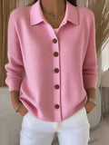 GILET POUR FEMME BOUTONNÉ COL V