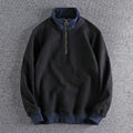 PULL DEMI ZIP COL MONTANT POUR HOMME