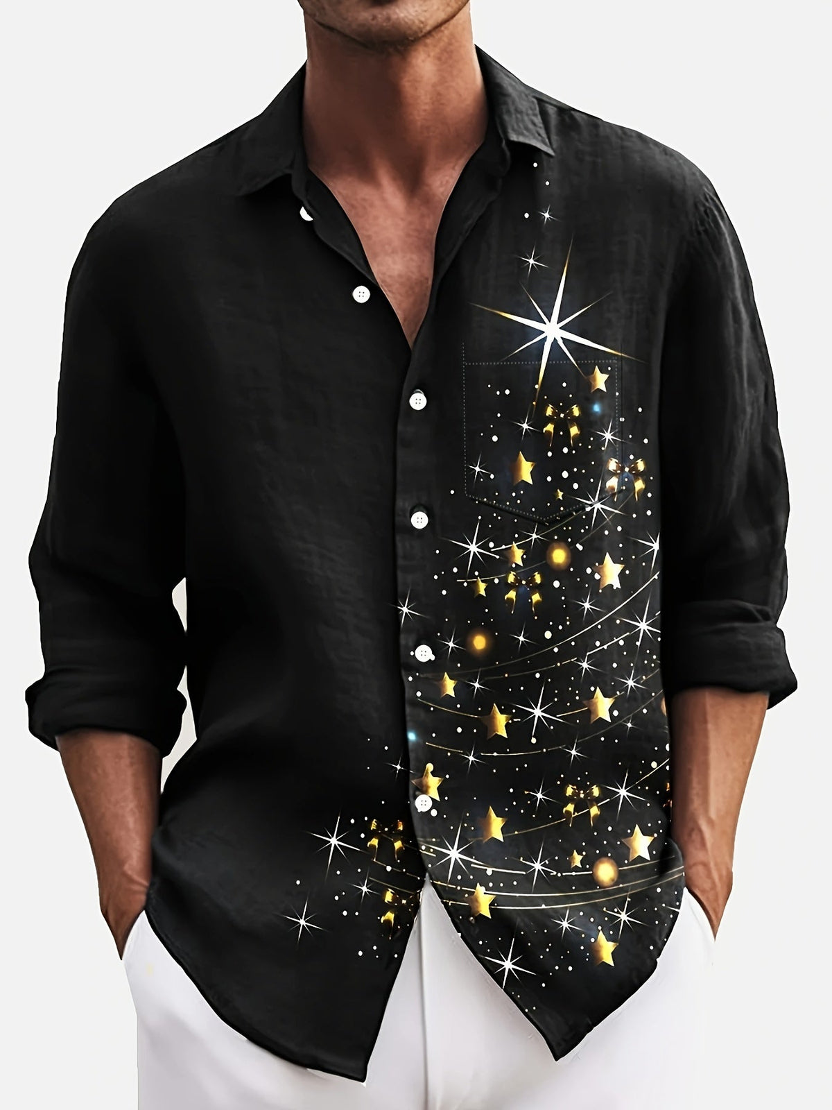 Chemisiers de Noël Homme - Chemise Imprimé Festif