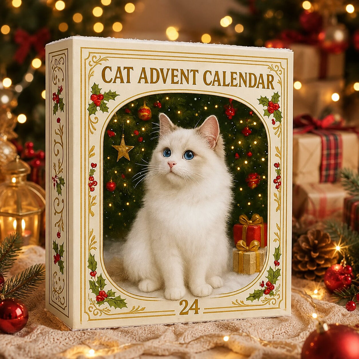 Calendriers de l'Avent cadeaux de Noël - Chats Miniatures pour Femme