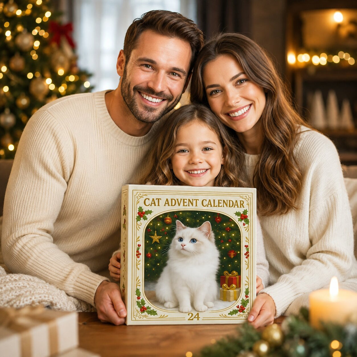 Calendriers de l'Avent cadeaux de Noël - Chats Miniatures pour Femme