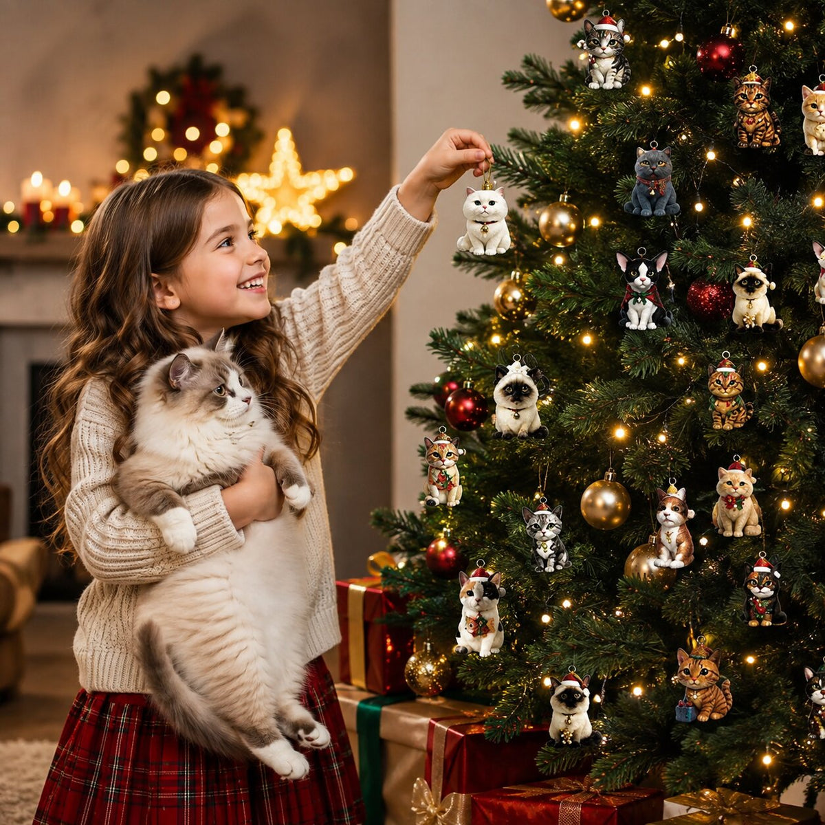 Calendriers de l'Avent cadeaux de Noël - Chats Miniatures pour Femme