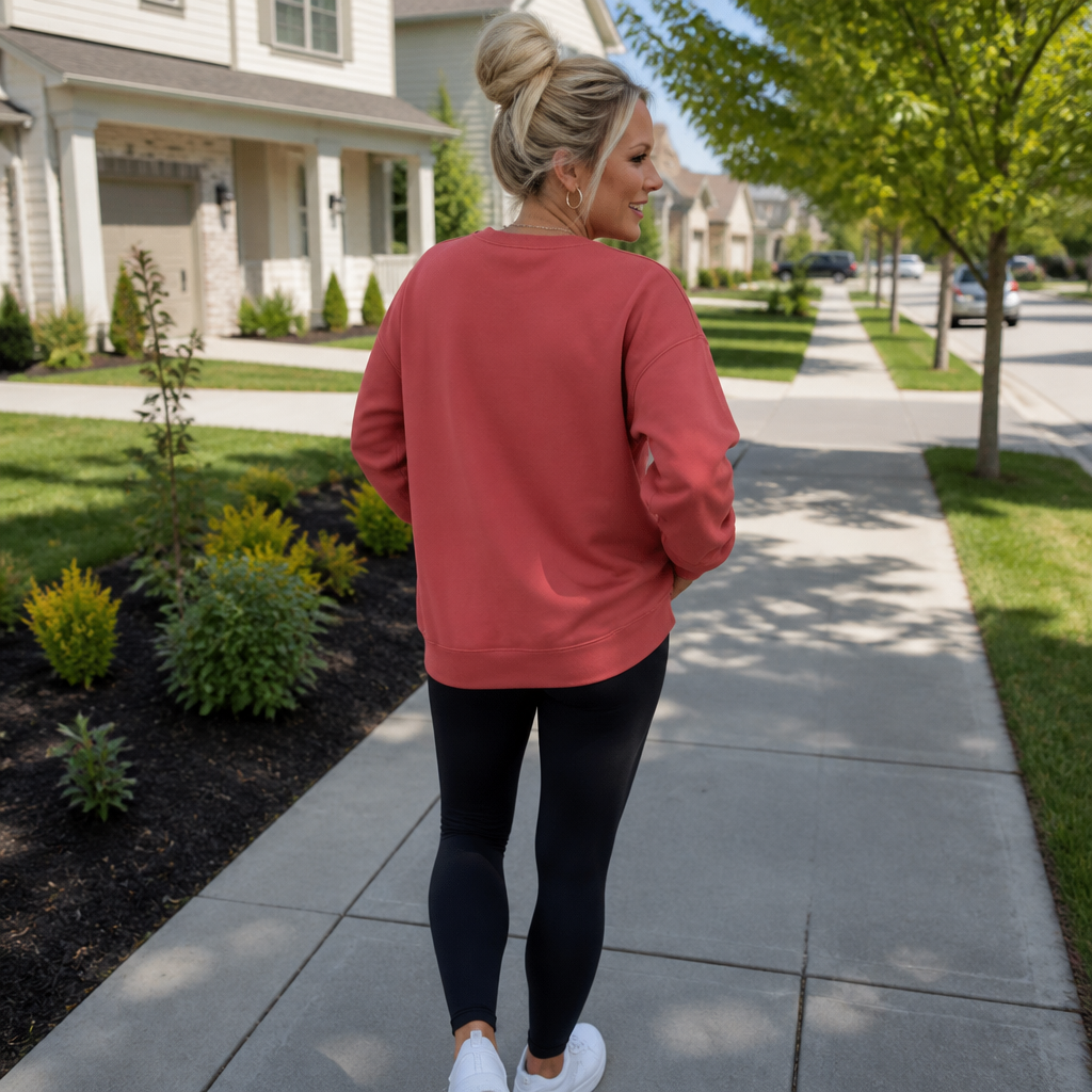 SWEATSHIRT OVERSIZE POCHE KANGOUROU POUR FEMME