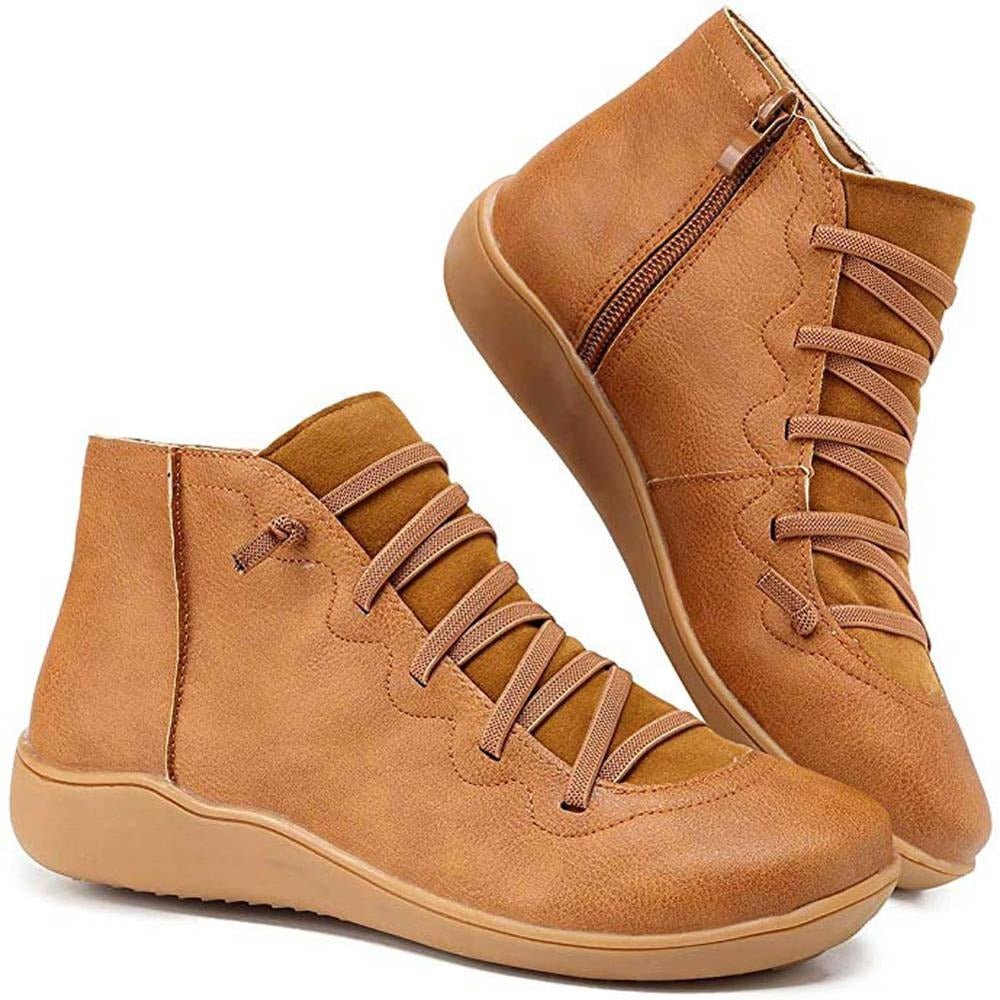 BOTTINES ZIP LATÉRAL POUR FEMME