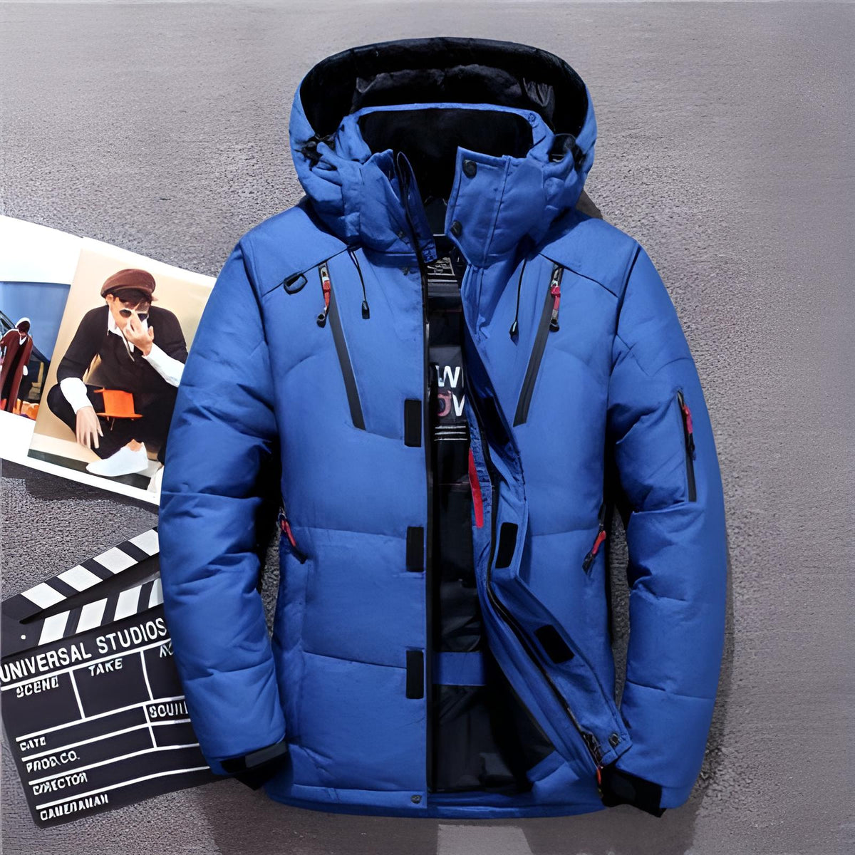 PARKA ZIPPÉE À CAPUCHE POUR HOMME