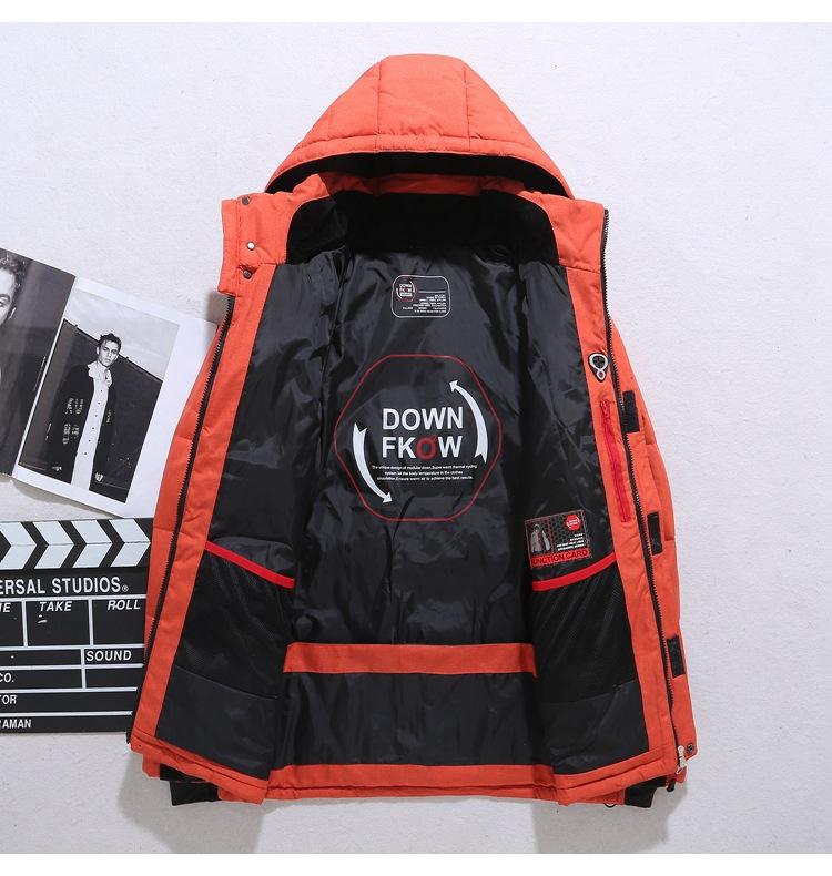 PARKA ZIPPÉE À CAPUCHE POUR HOMME