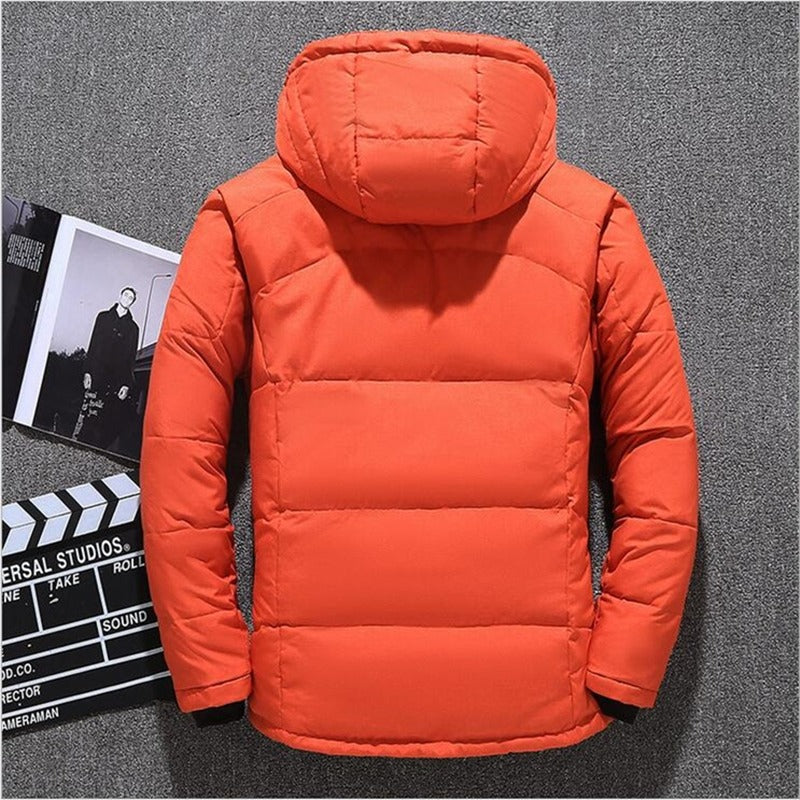 PARKA ZIPPÉE À CAPUCHE POUR HOMME