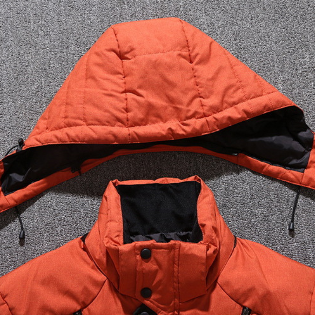 PARKA ZIPPÉE À CAPUCHE POUR HOMME