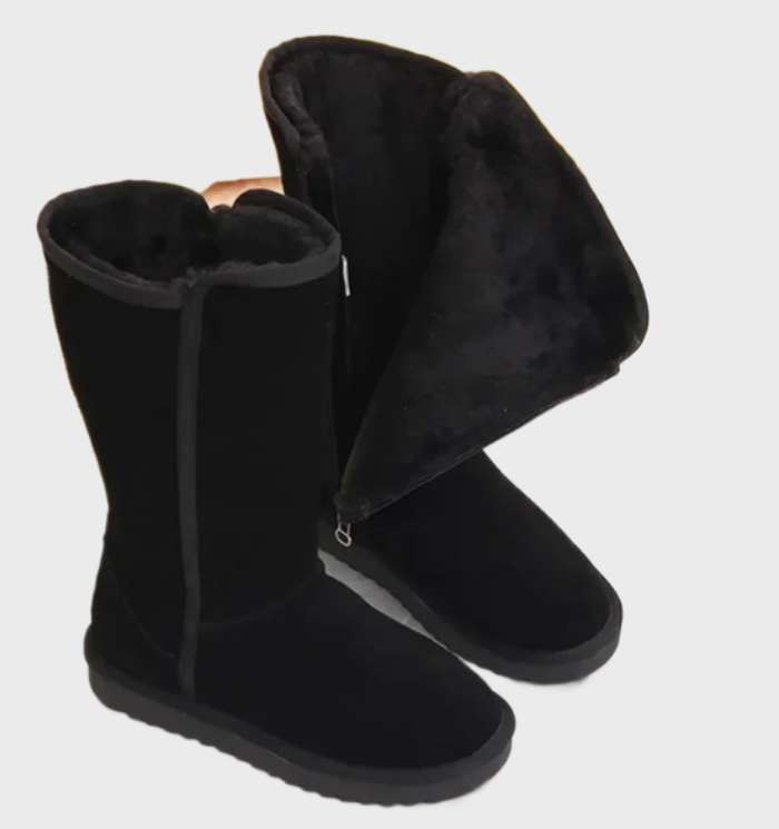 BOTTES MI-MOLLET ZIPPÉES POUR FEMME
