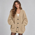 GILET POUR FEMME EN MAILLE OVERSIZE