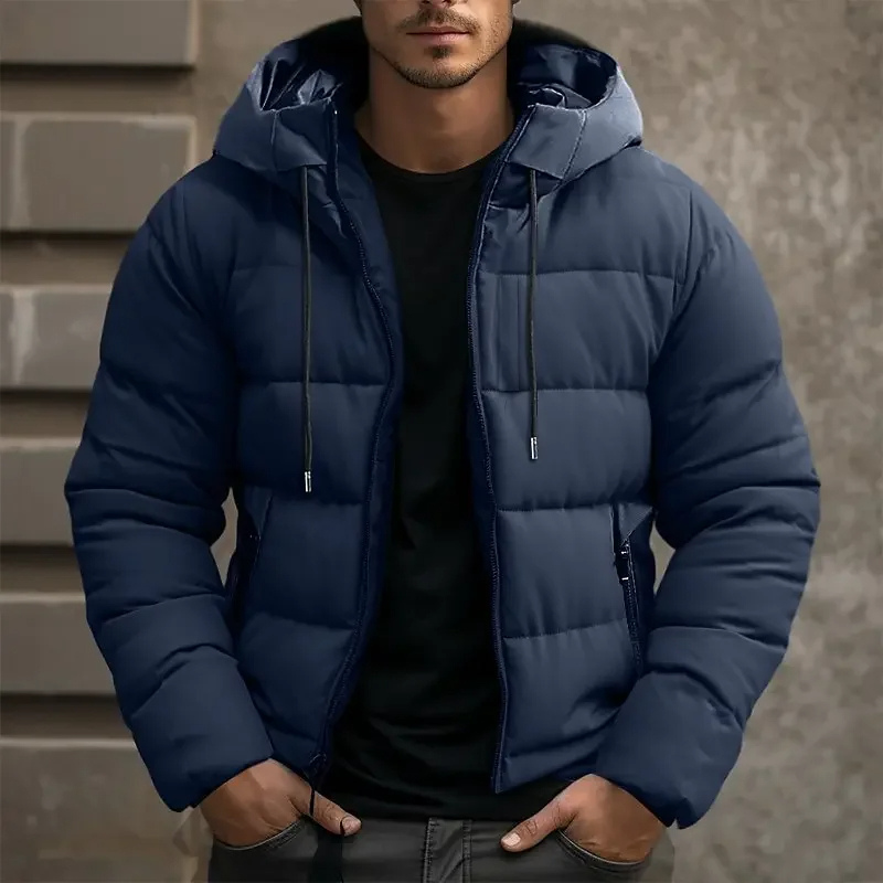 VESTE MATELASSÉE À CAPUCHE POUR HOMME