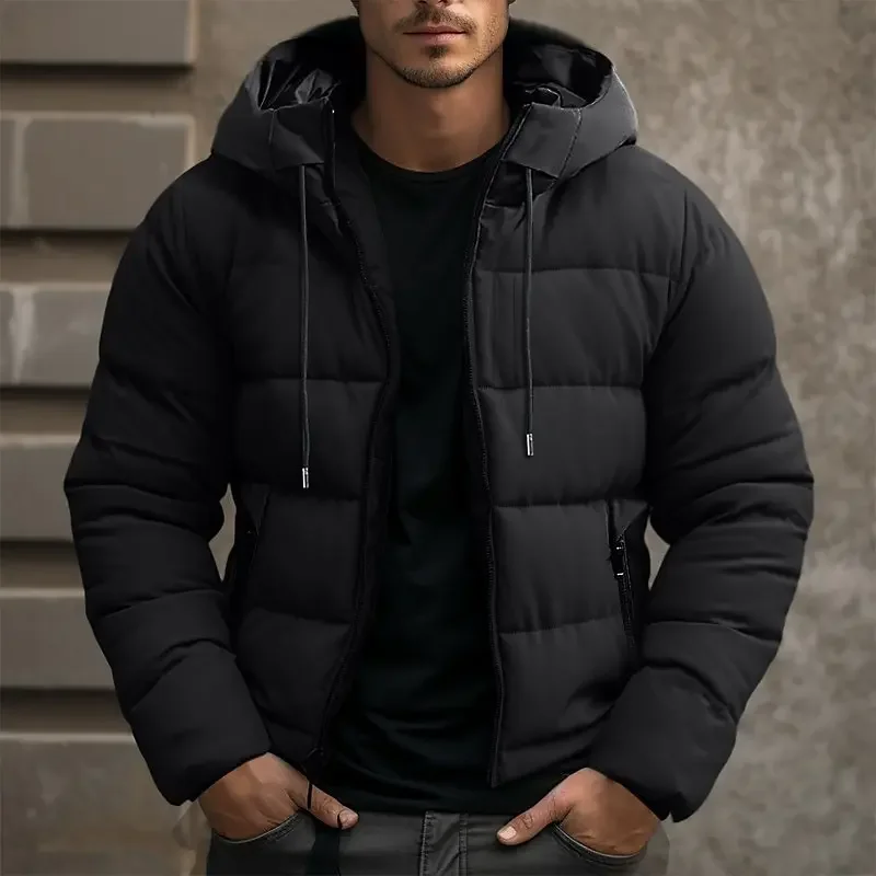 VESTE MATELASSÉE À CAPUCHE POUR HOMME