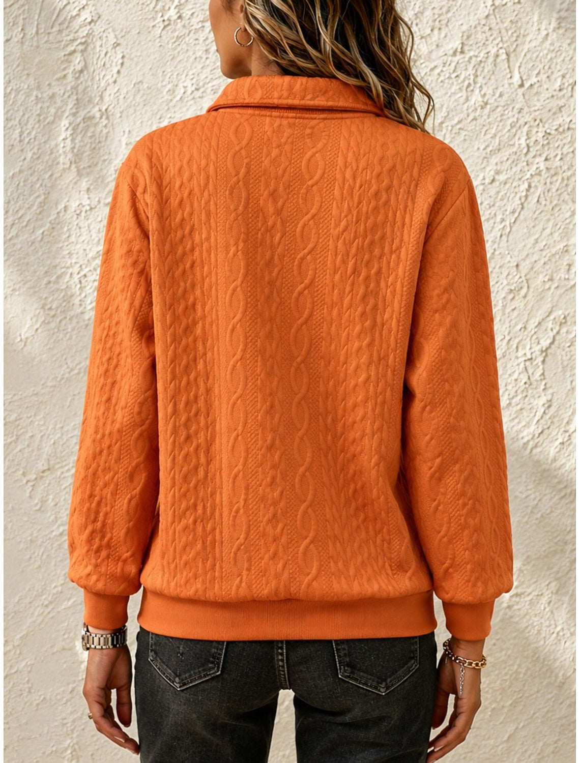 GILET POUR FEMME ZIPPÉ MAILLE CÂBLÉE