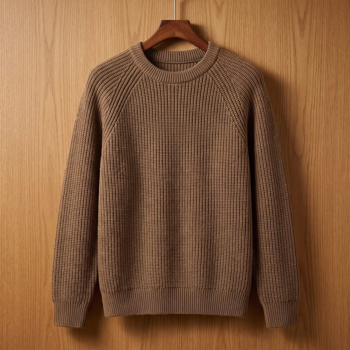 PULL MAILLE COTES RAGLAN POUR HOMME