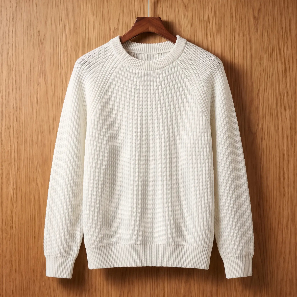 PULL MAILLE COTES RAGLAN POUR HOMME