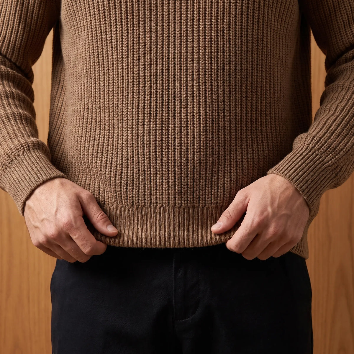 PULL MAILLE COTES RAGLAN POUR HOMME