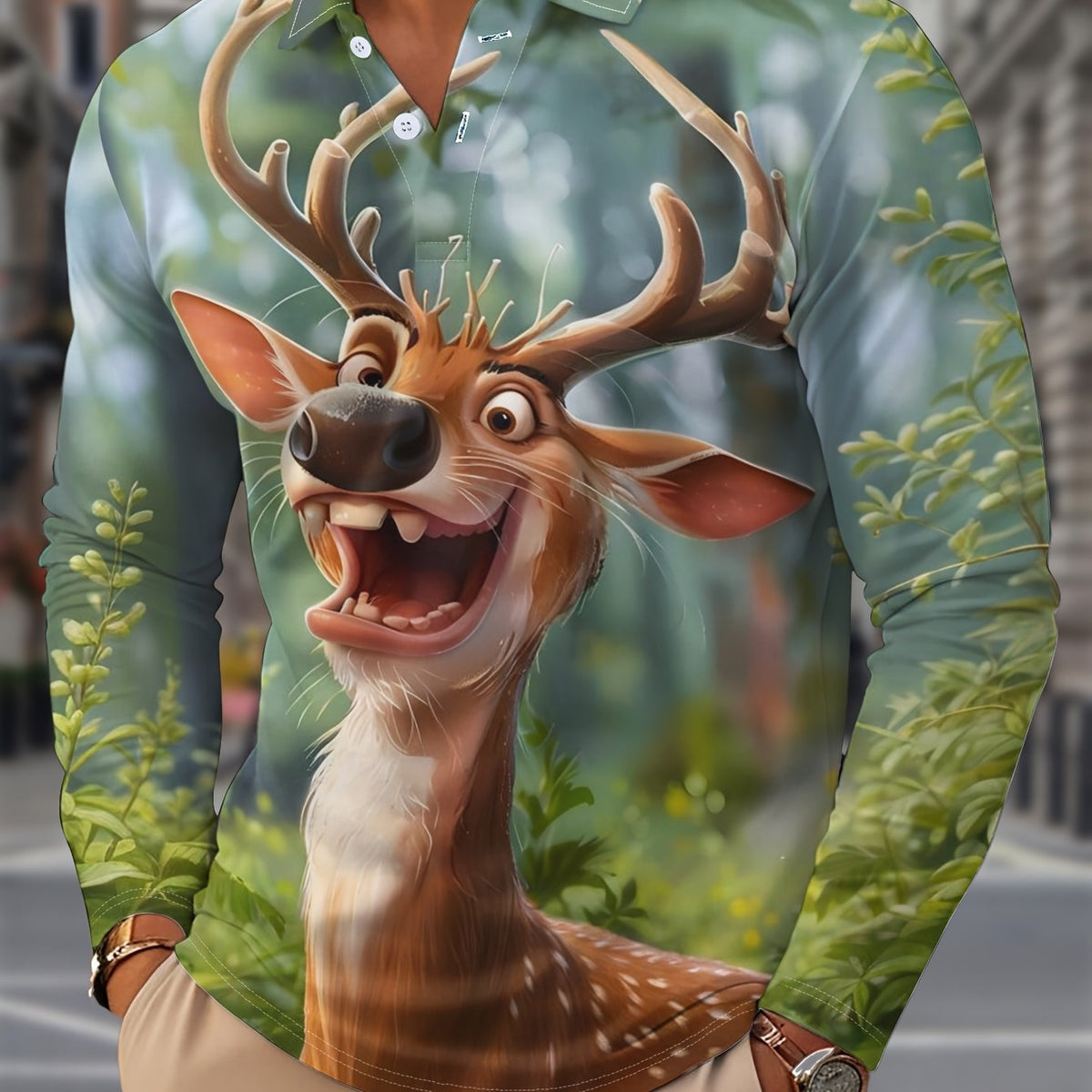 Chemisiers de Noël Rennes Boutonné pour Homme
