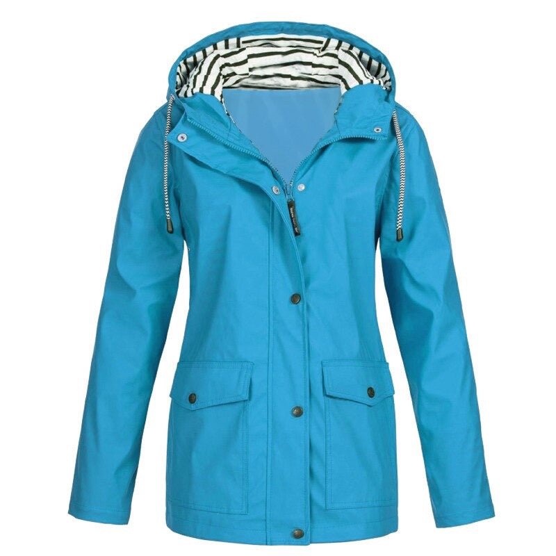 Léonie | Veste 3-en-1 à Capuche Imperméable pour Femme