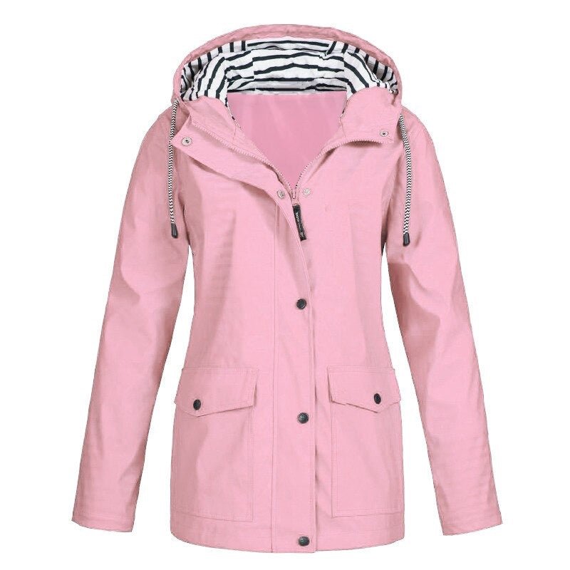 Léonie | Veste 3-en-1 à Capuche Imperméable pour Femme