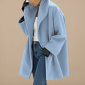 MANTEAU OVERSIZE COL LARGE POUR FEMME