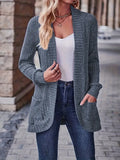 GILET POUR FEMME MAILLE COL CONTRASTÉ